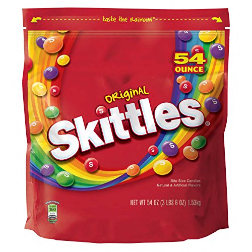 SKITTLES Original Fruity Candy 54-Ounce Party Size Bag