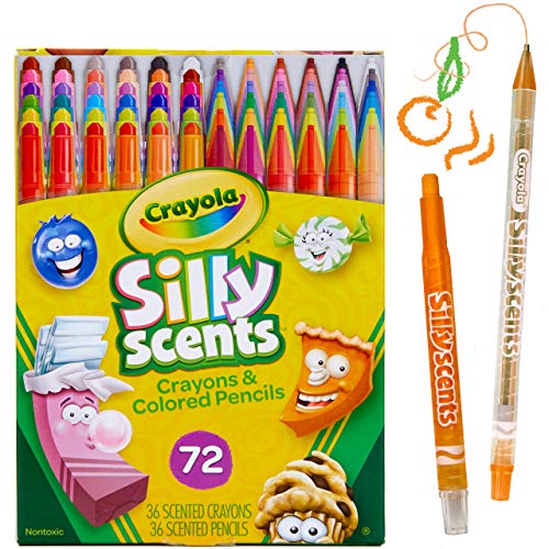 Crayola Silly Scents Twistables, Scented Crayons & Pencils, 72 Count