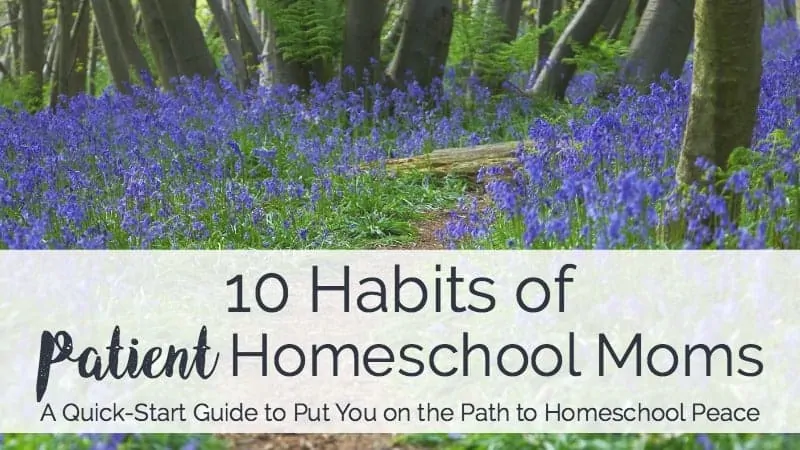 Discover how you can learn and master these 10 habits of patient homeschool moms.