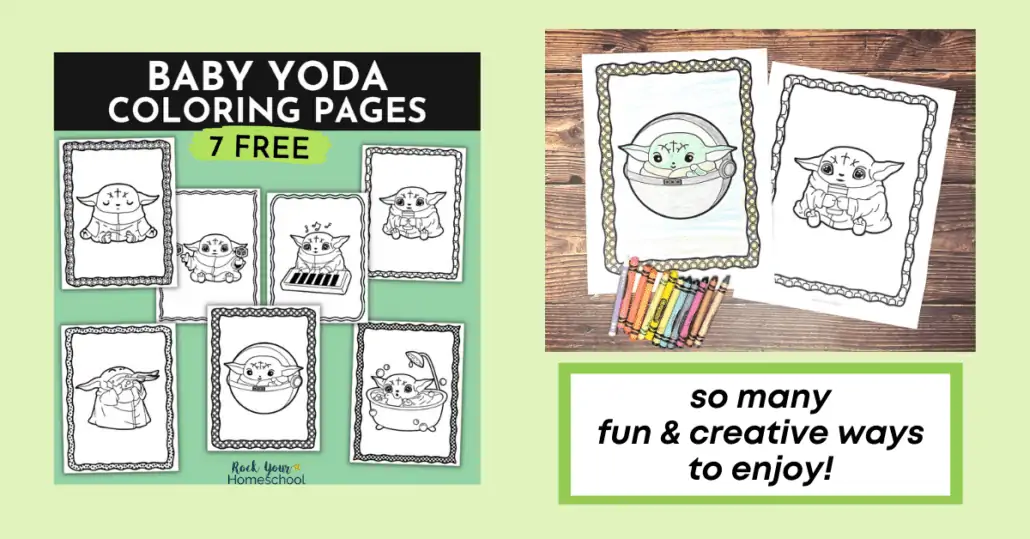 Have a blast with these 7 free Baby Yoda coloring pages! Get this pack plus creative ideas for enjoying.