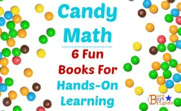 Candy math is a fun, hands-on way to help kids learn & practice basic math skills and facts. Check out these 6 books that make it easy to learn with candy!