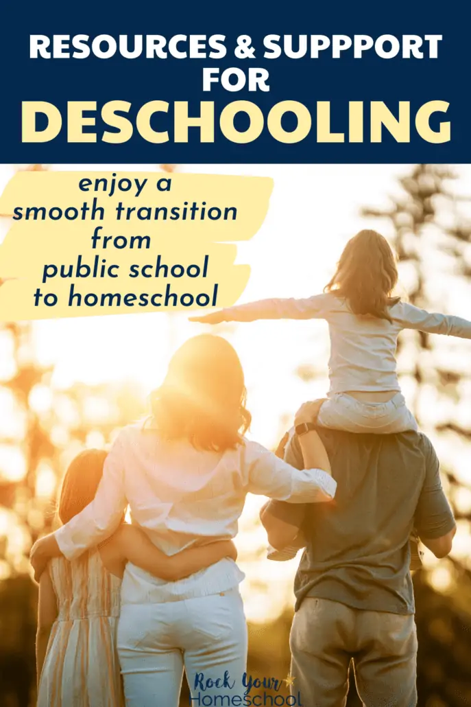 mom, dad, and kids in the sun to feature the benefits of deschooling