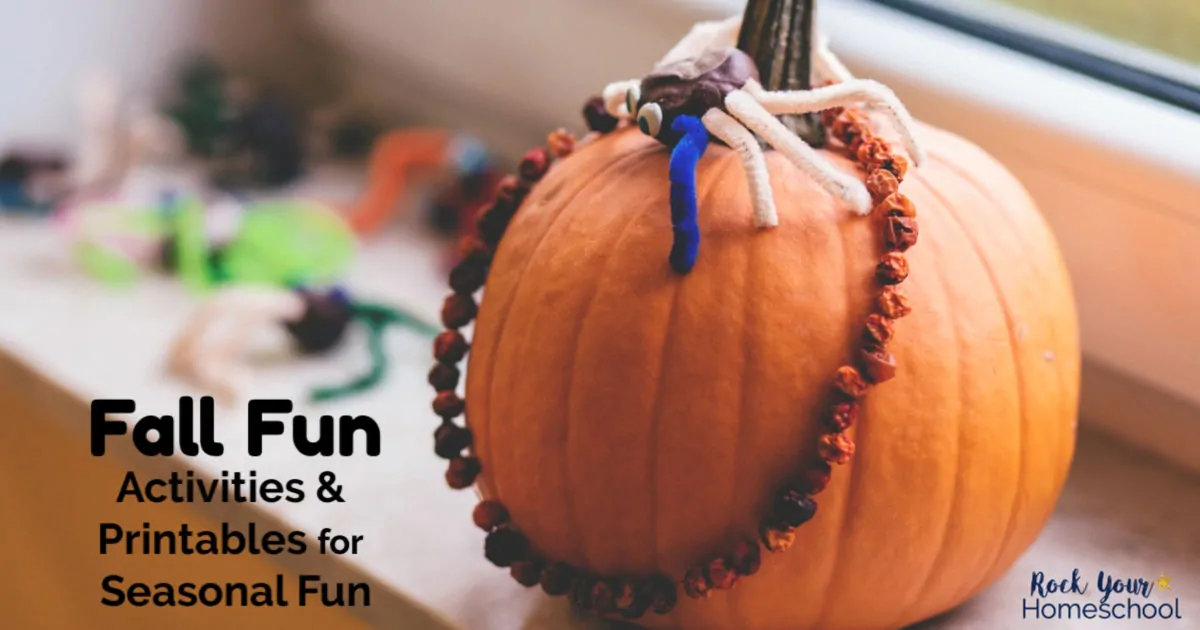 Enjoy Fall Fun with your kids! These activities & printables will help you have an awesome Autumn.