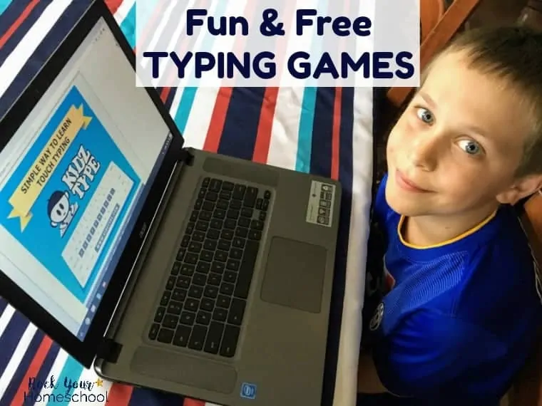 These fun & free typing games are easy ways to boost your homeschool. Help you kids become typists with these lessons, practices, and more! 