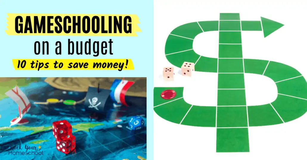 Check out these 10 tips and ideas for gameschooling on a budget so you can make learning fun with games without going broke.