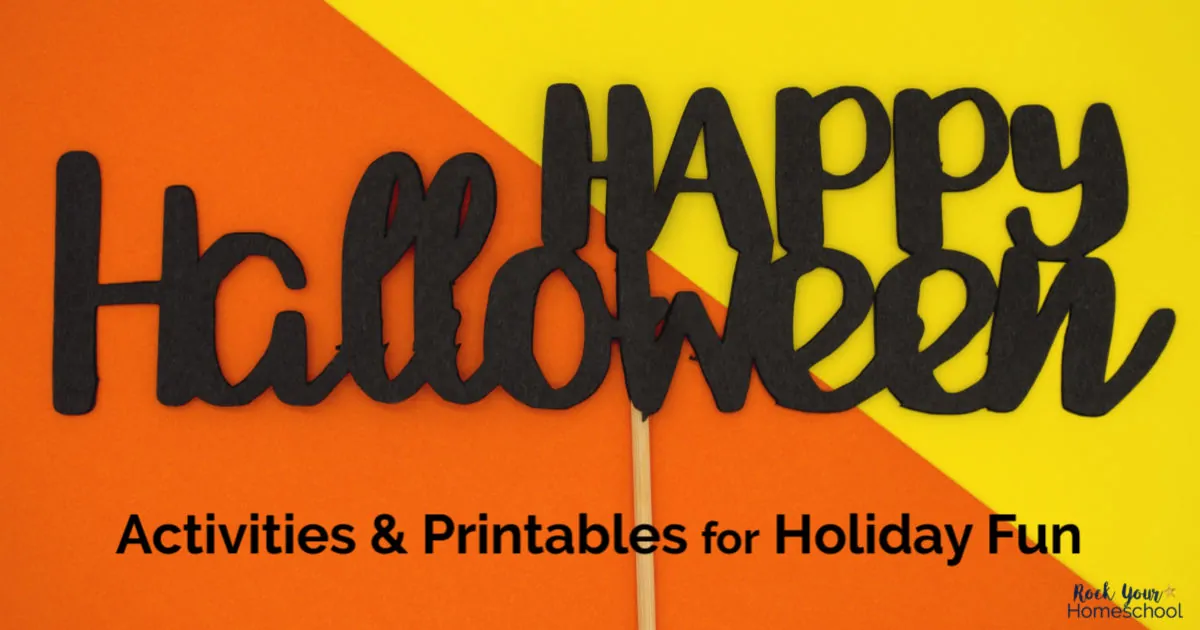 These free activities & printables are wonderful ways to enjoy Halloween Fun with kids.