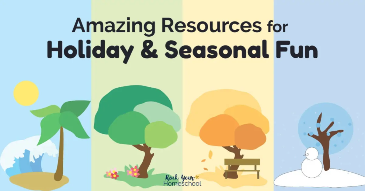 You'll find amazing resources for holiday & seasonal fun with your kids. Check out these printables, activities, & more!