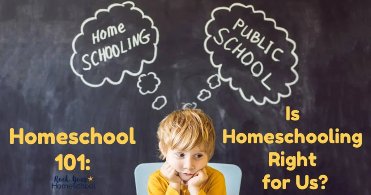 Not sure if homeschooling is right for your family? Learn more about homeschooling, the pros and cons, & what you need to do if you decide to start. All of this & more at Homeschool 101!