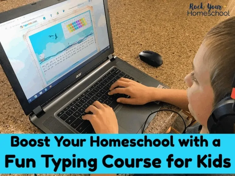 TypeKids, a fun touch typing course for kids, is an excellent way to boost your homeschool.