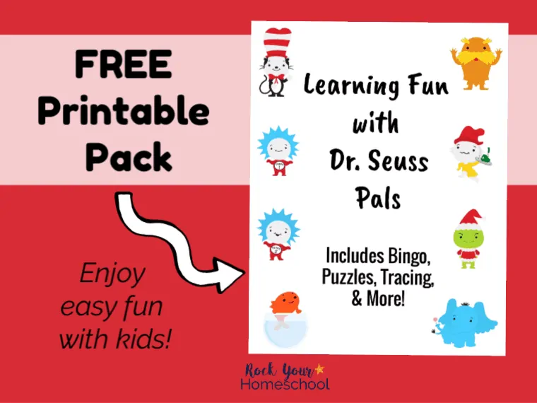 Enjoy easy learning fun with Dr. Seuss Pals & this free printable pack of activities.