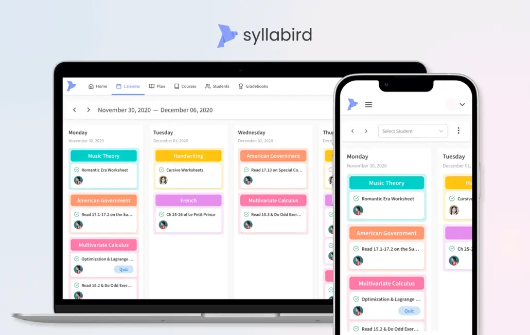 Syllabird is a flexible and customizable digital homeschool planner that can help you take your learning at home adventures to the next level.